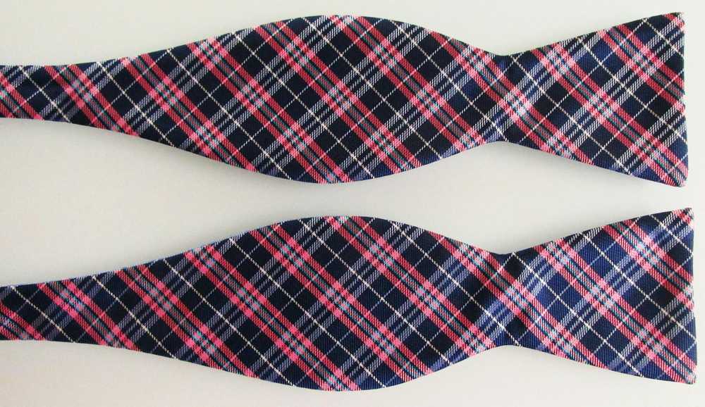 Stafford Stafford Reversible Self Tie Bow Tie - image 4