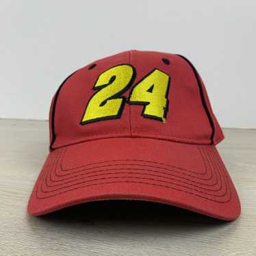 Other Jeff Gordon 24 Red Hat Adjustable Adult Red… - image 1