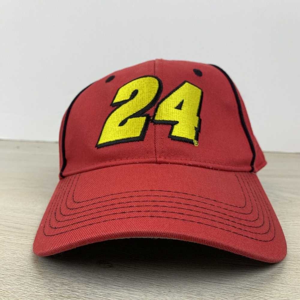 Other Jeff Gordon 24 Red Hat Adjustable Adult Red… - image 2