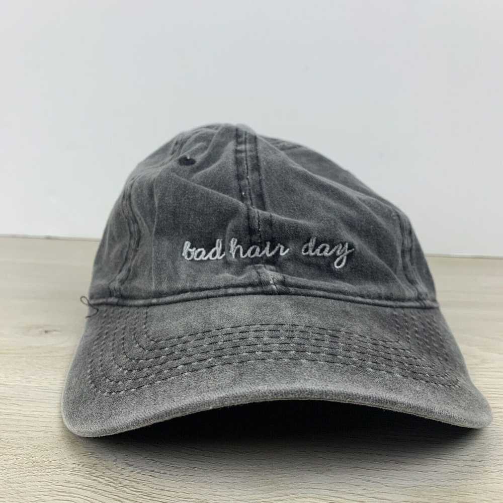 Other Bad Hair Day Gray Hat Adjustable Adult Gray… - image 3