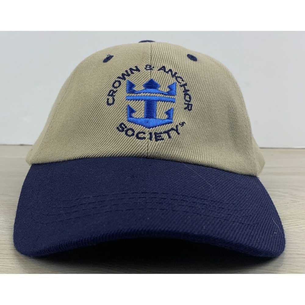 Other Crown and Anchor Society Hat Brown Tan Adju… - image 1