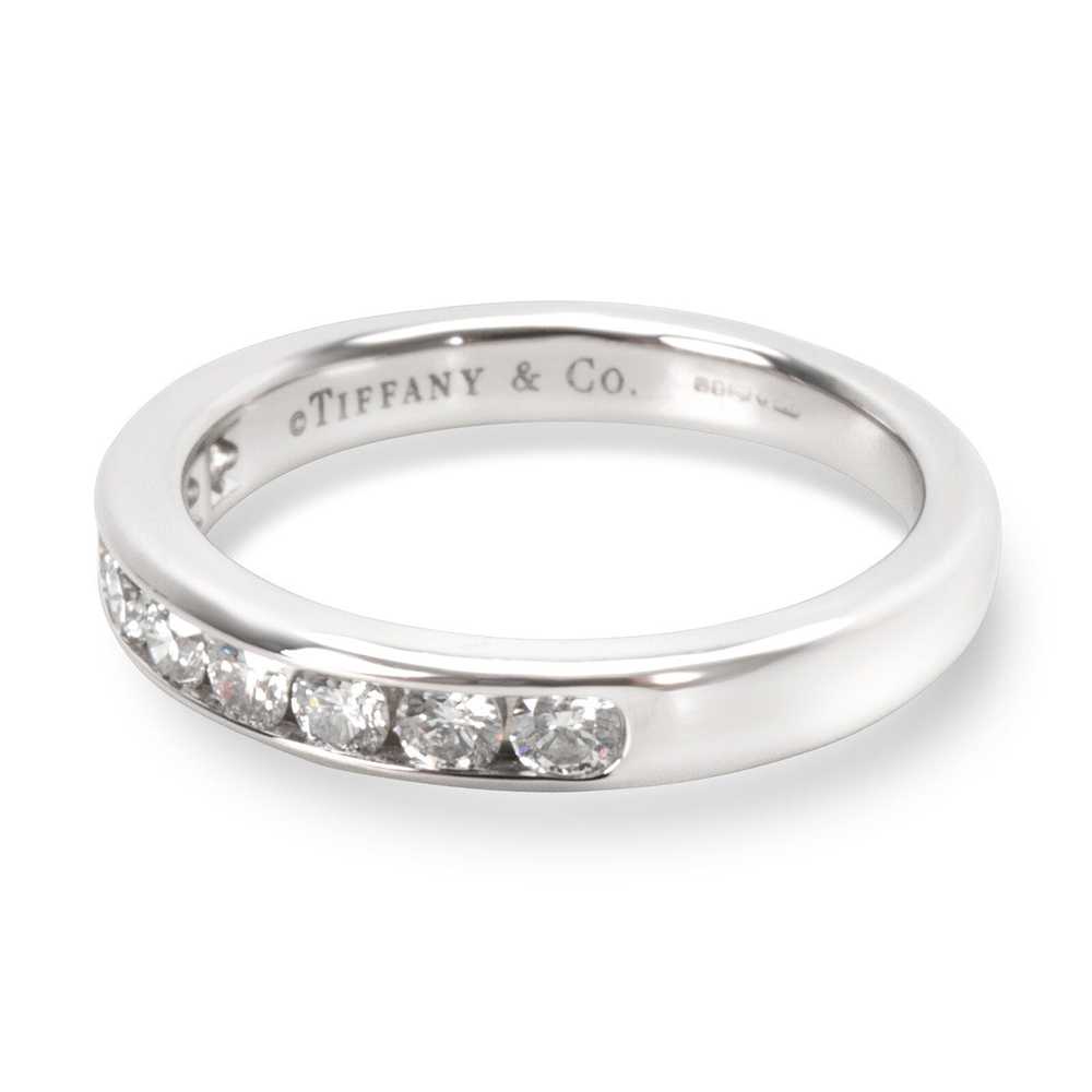 Tiffany & Co. Platinum Shared Channel Set .24ct D… - image 2