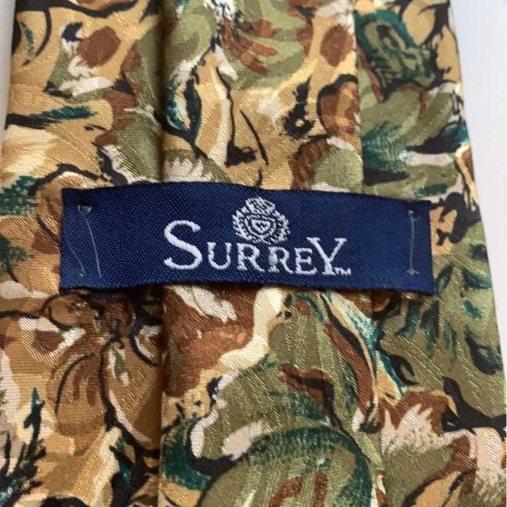 Vintage Surrey floral tie - image 2
