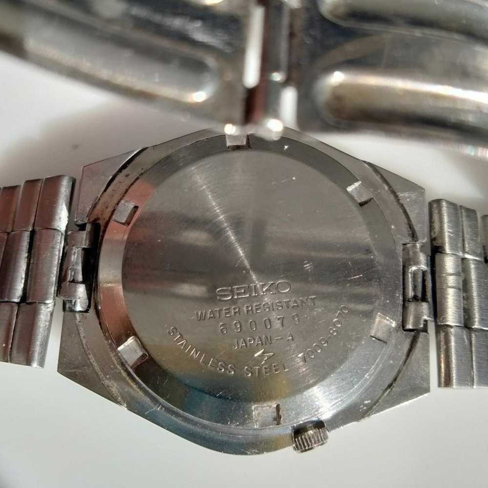 Seiko men's watch automatic model 7009-8070 - image 9