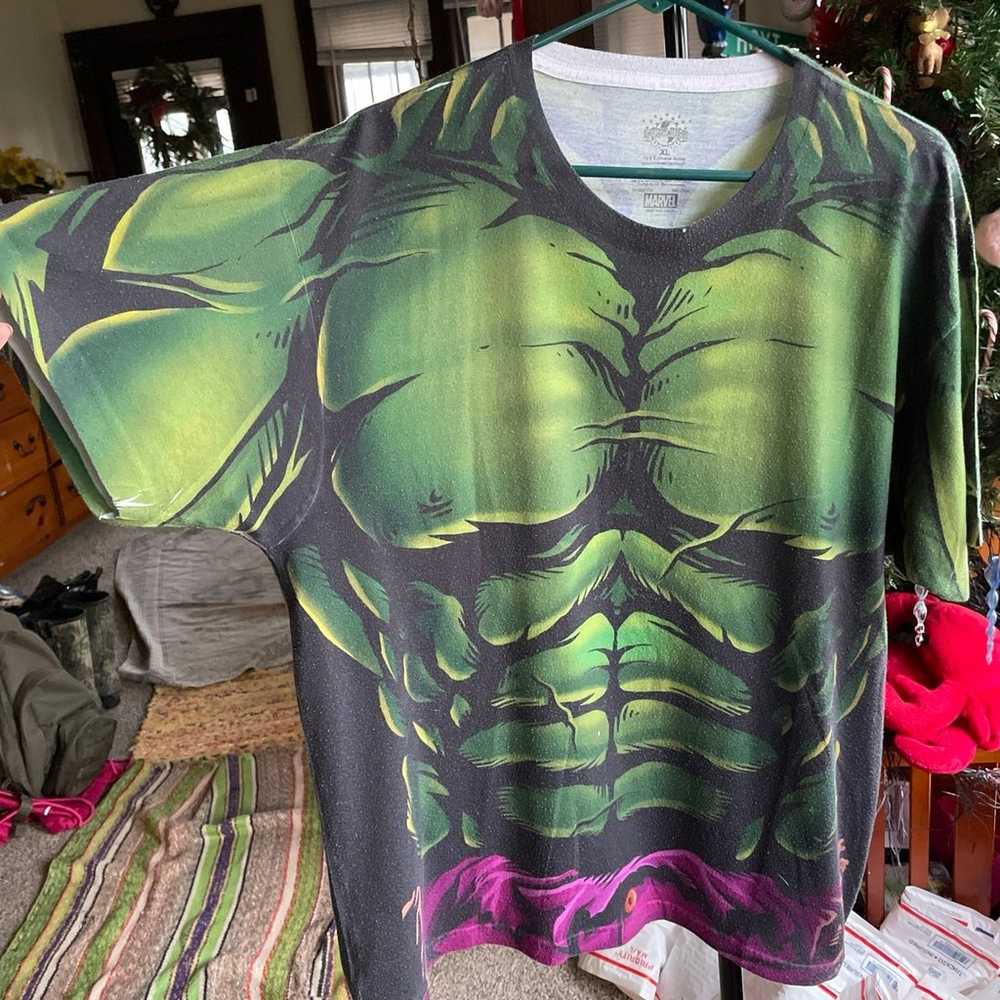 (XL) Vintage hulk double print graphic tee - image 3