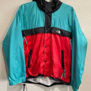 Vintage The North Face hooded windbreaker - image 1