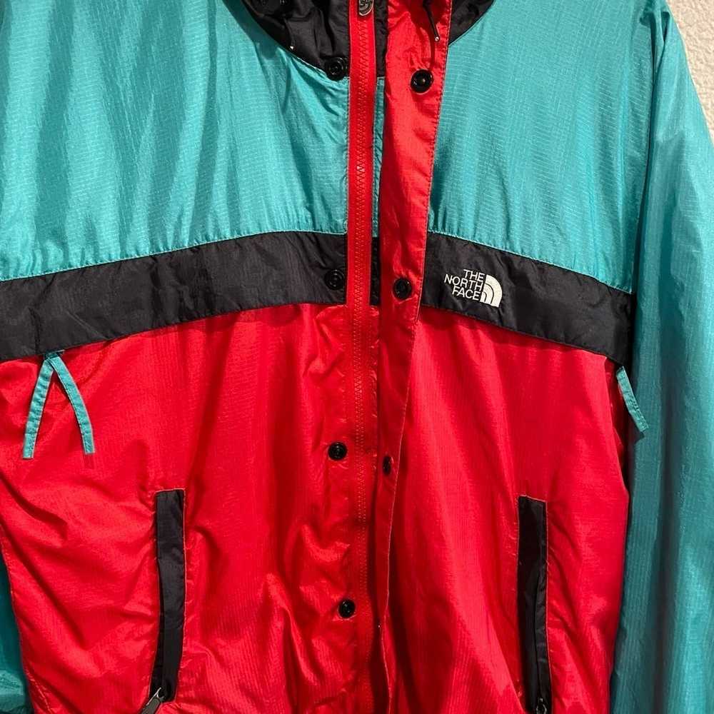 Vintage The North Face hooded windbreaker - image 4