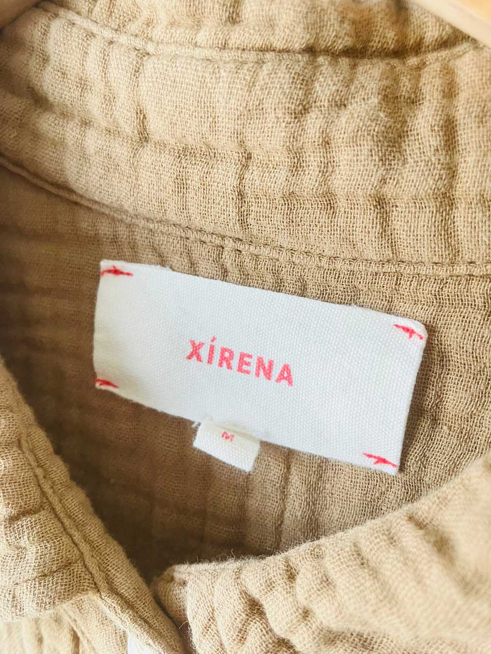 Xirena Tan Long Sleeve Button Down Shirt - image 3