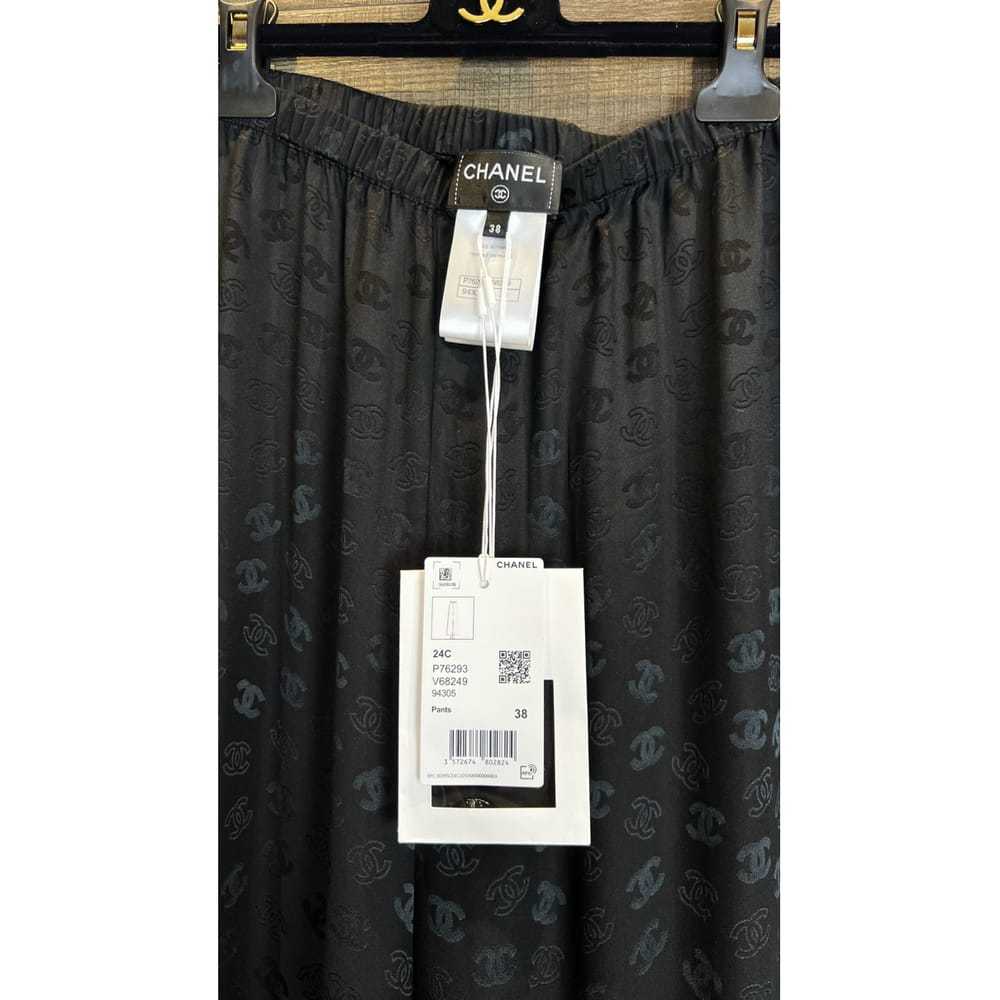 Chanel Silk large pants - image 6