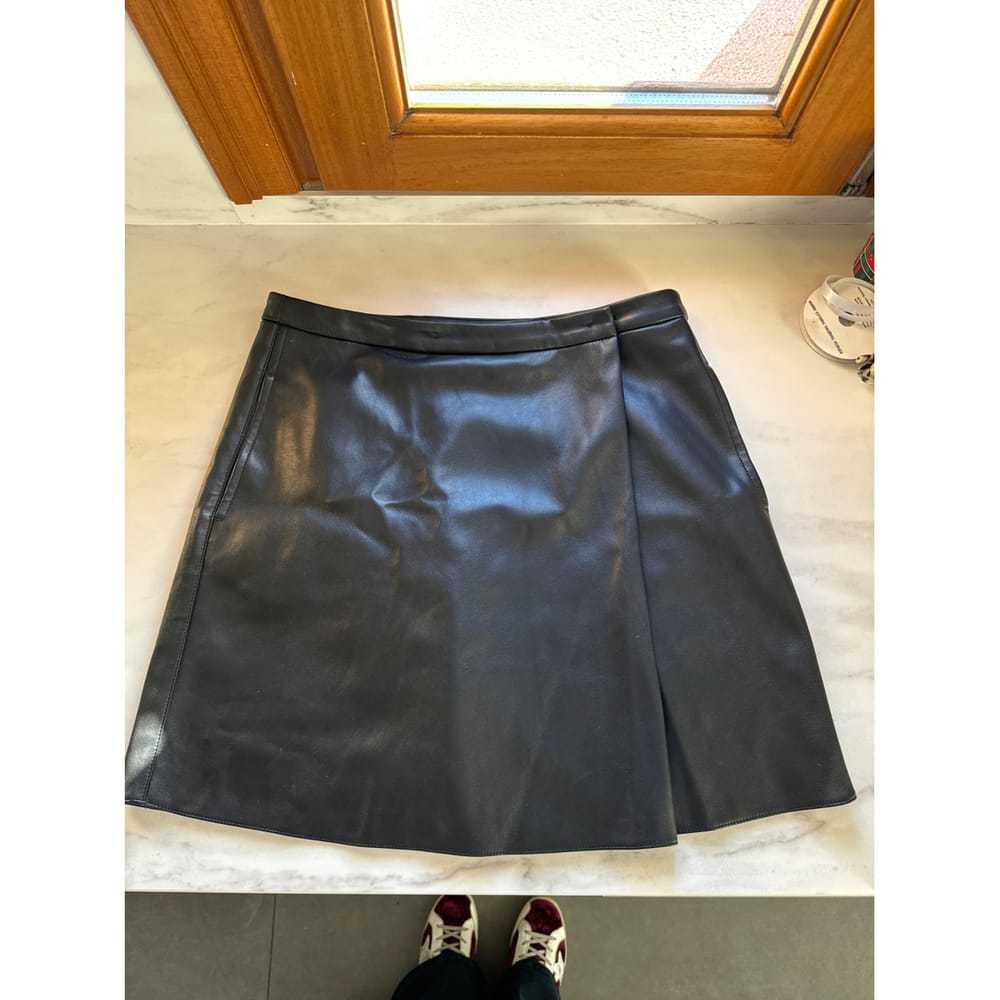 Max Mara 's Vegan leather mini skirt - image 2