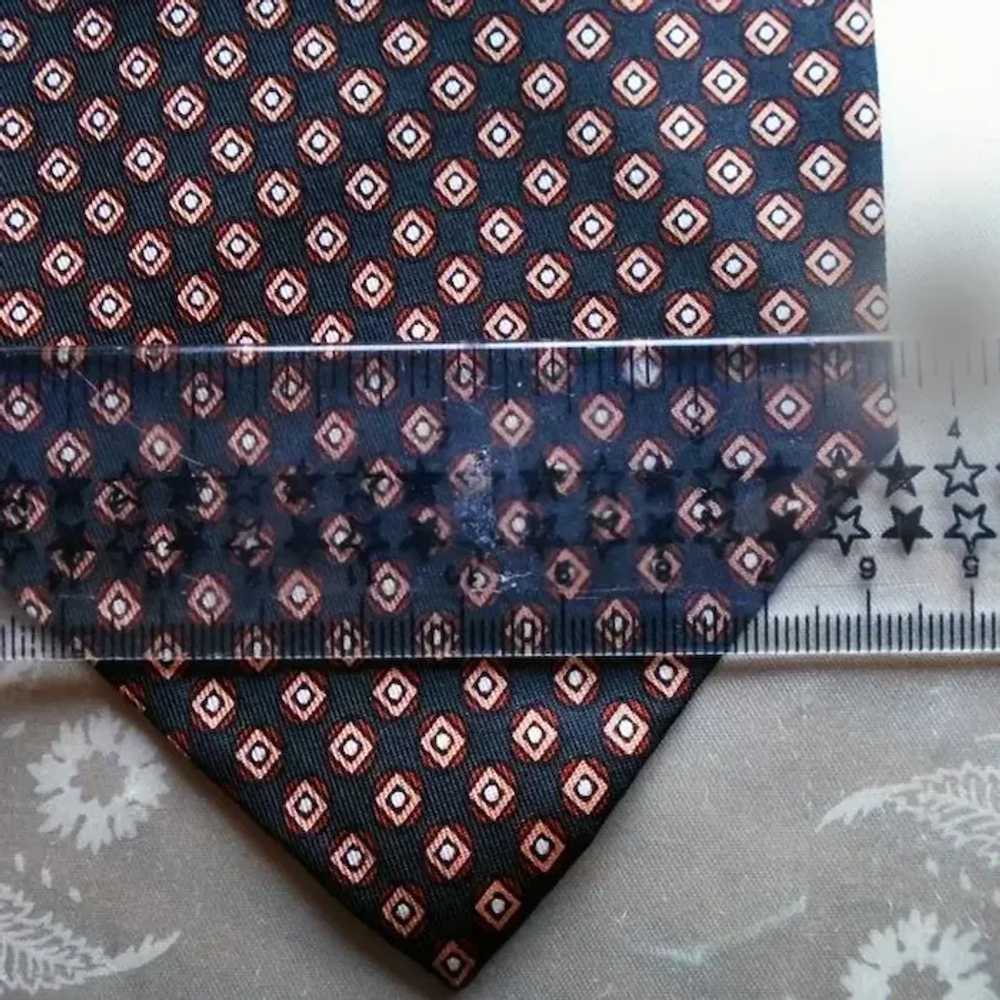 70s Wide Tie Brown Shades Mixed Print, Dark Acade… - image 2