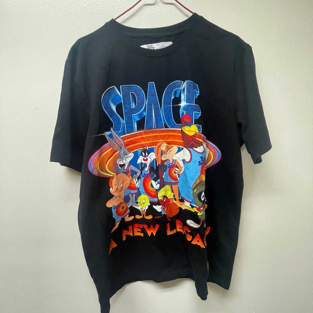 Space Jam T-Shirt NWOT Sz L - image 1