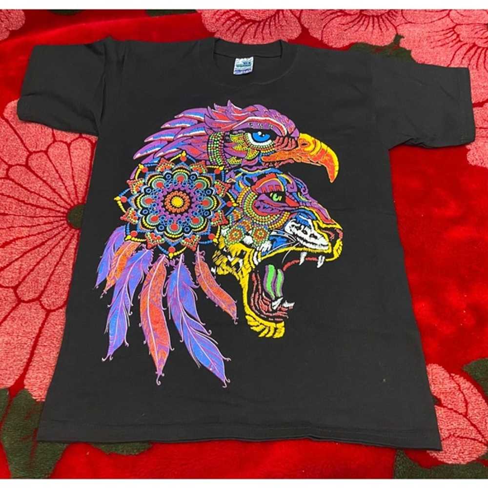 NWOT Eagle & Jaguar Graphic Tee Medium - image 1