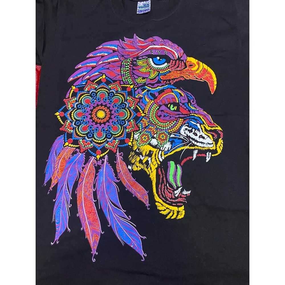 NWOT Eagle & Jaguar Graphic Tee Medium - image 3