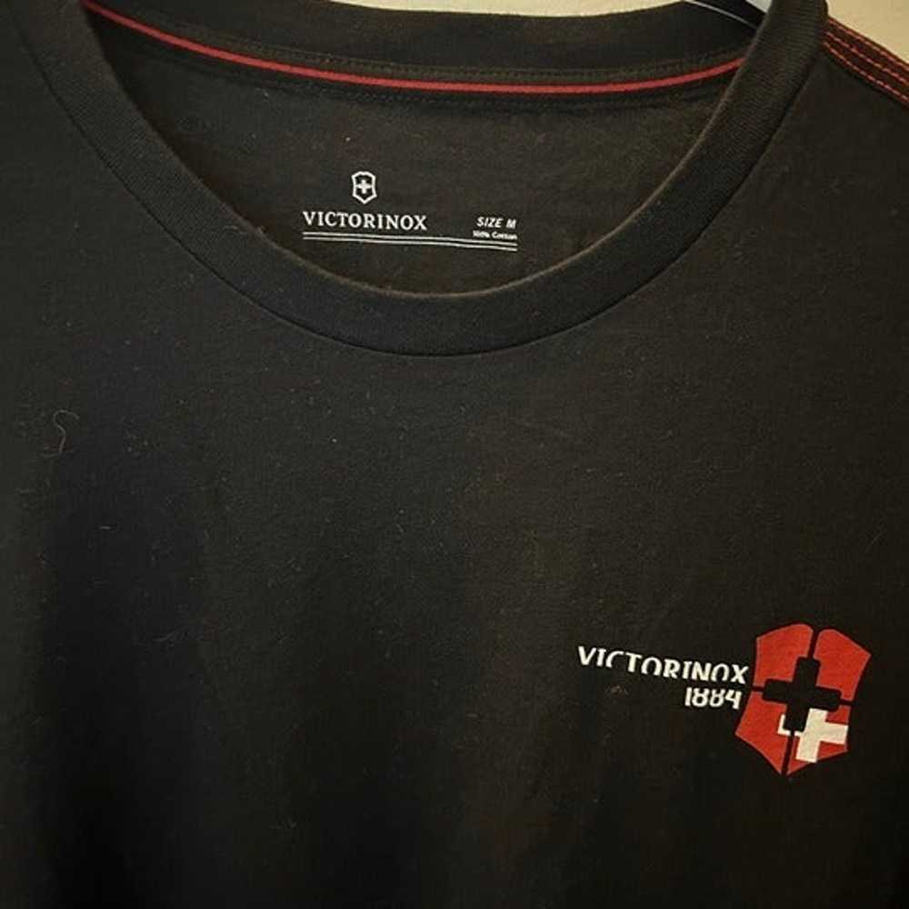 Victorinox Black Graphic Long Sleeve T Shirt - image 3