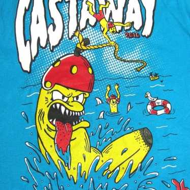 Castaway Banana Boat Blue T Shirt Men M