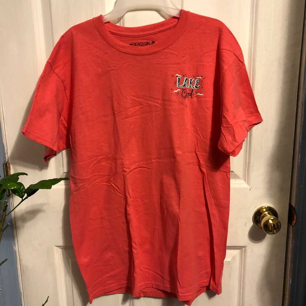 Lake Girl Graphics Tee Shirt Size L - image 2