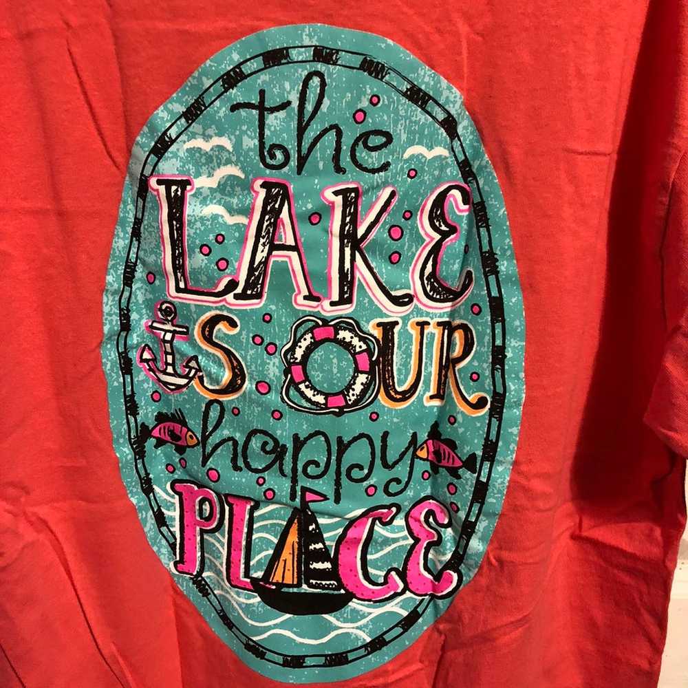 Lake Girl Graphics Tee Shirt Size L - image 4