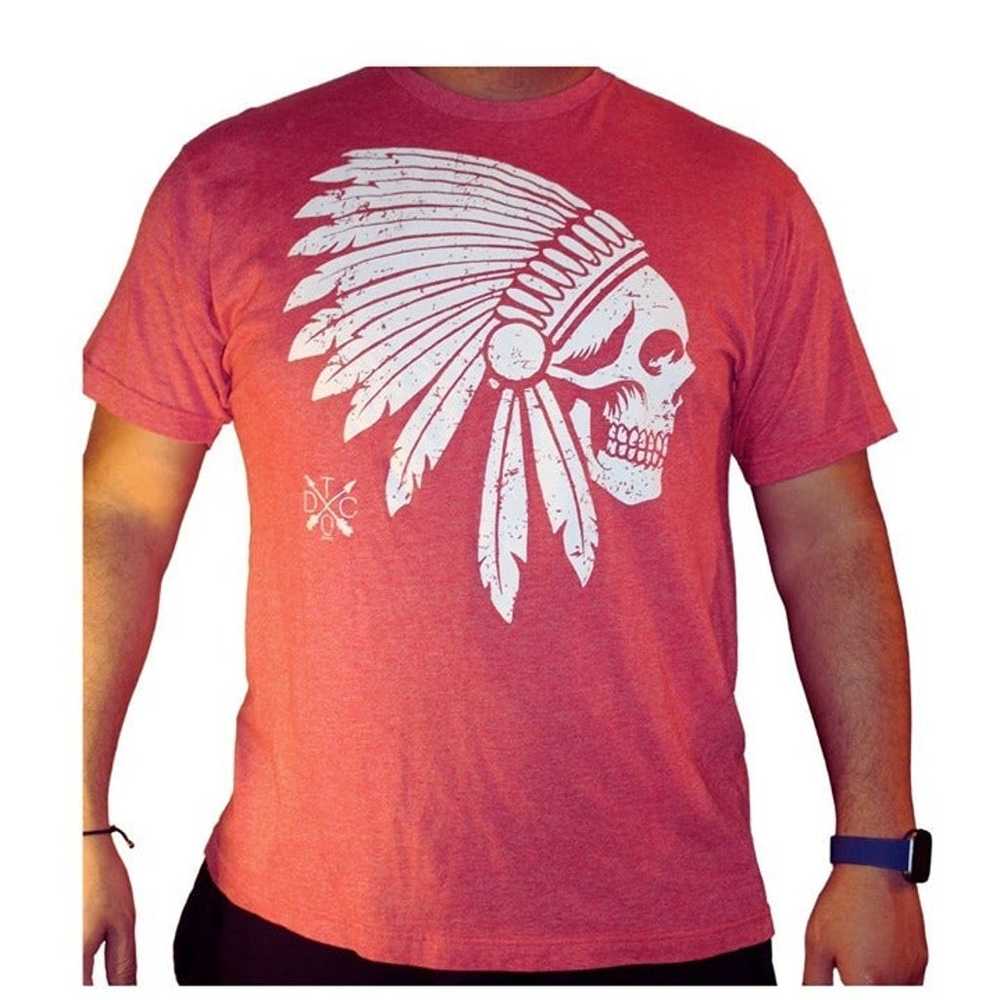 The Drive Clothing Native American Skull with Hea… - image 2