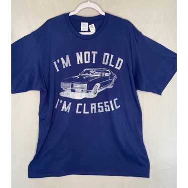 Port & Co Royal Blue Tee Shirt "I'm Not Old I'm C… - image 1