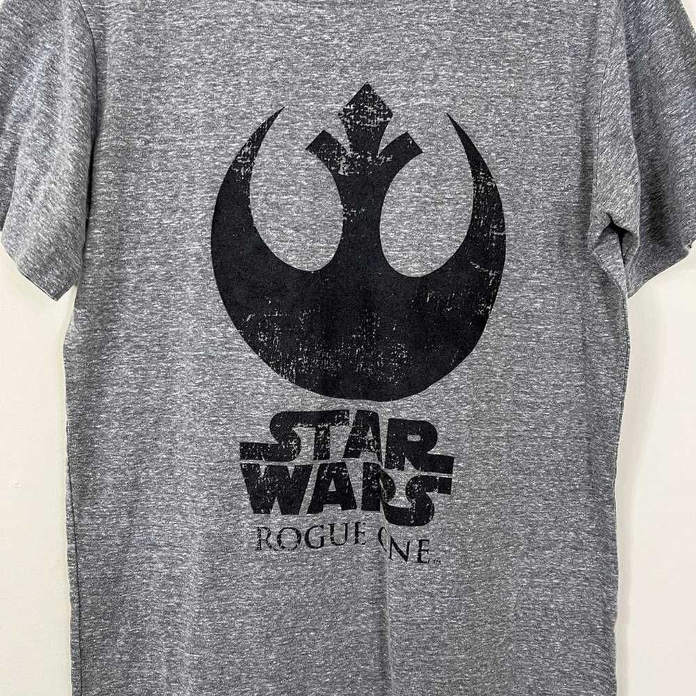 Star Wars Rogue One Gray Graphic Tee Shirt - image 2