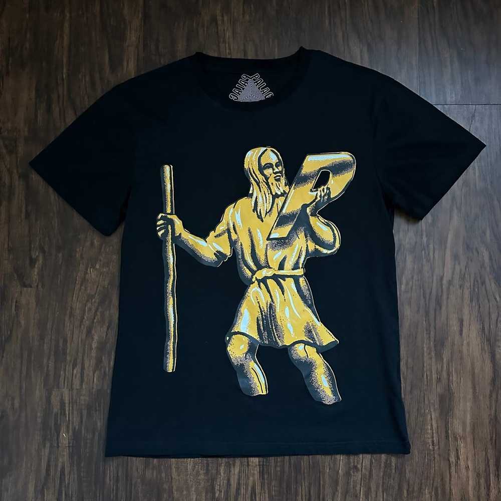 Palace Excess Men's Black and Gold T-shirt Sz. S - image 1