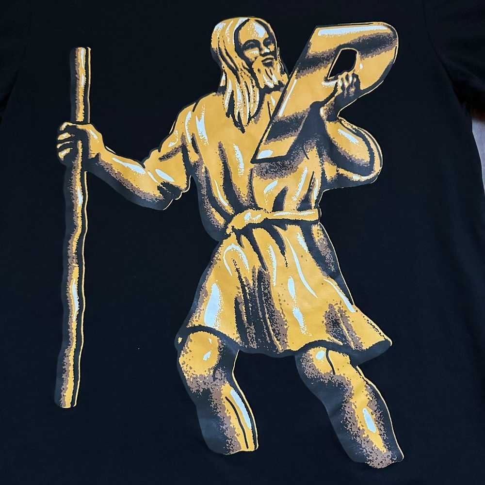 Palace Excess Men's Black and Gold T-shirt Sz. S - image 2
