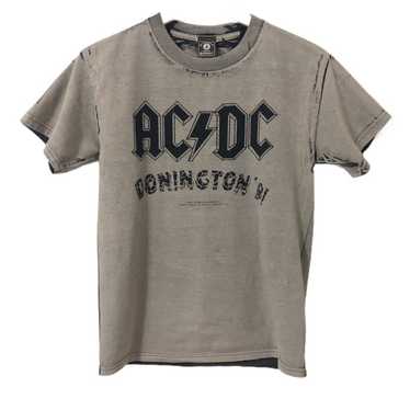 2006 AC/DC gray & black washed band tee - image 1