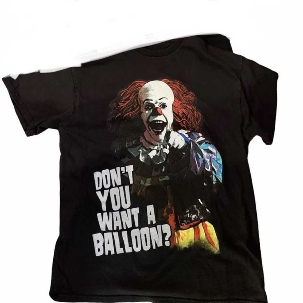 IT The Movie Pennywise the Clown Graphic T-Shirt,… - image 1