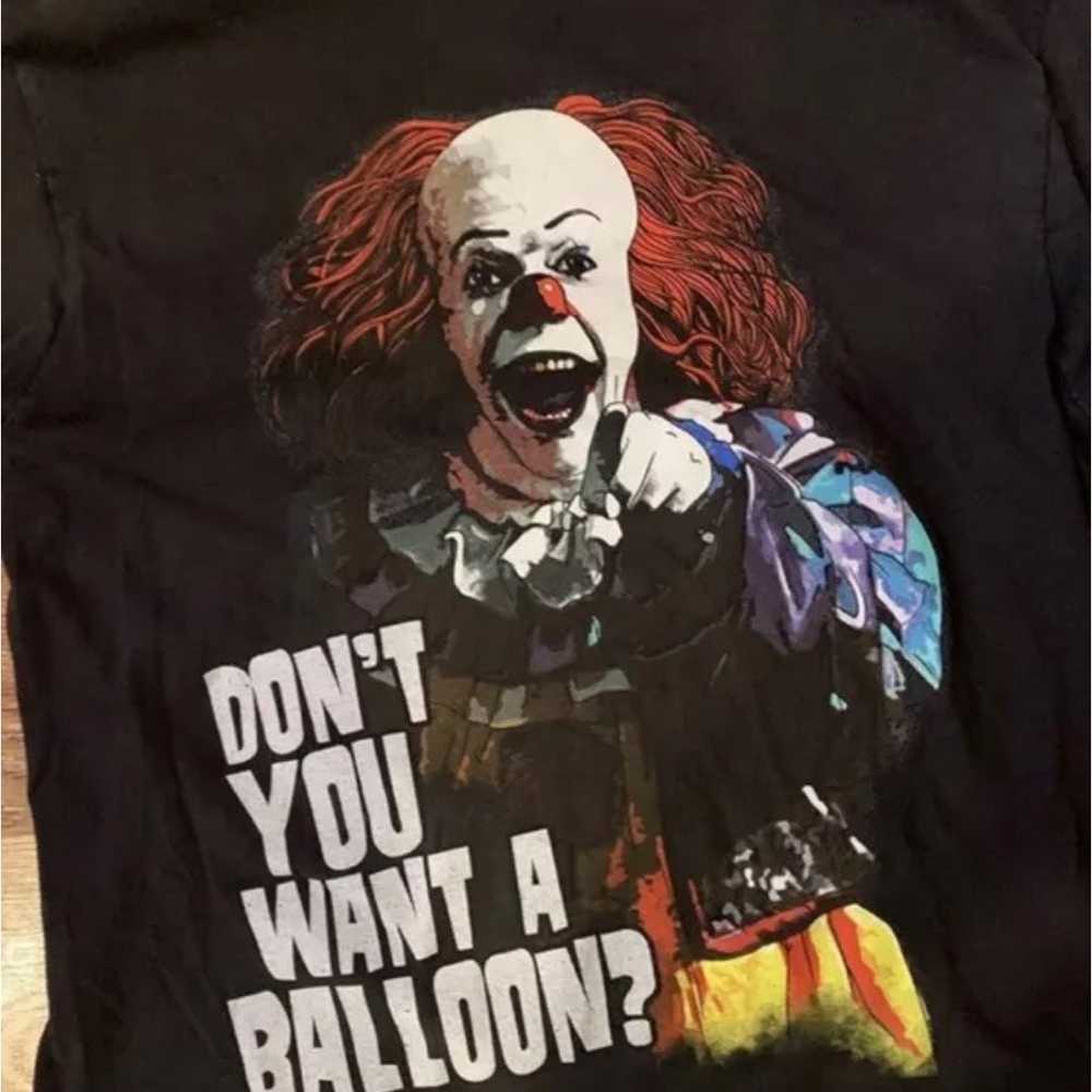 IT The Movie Pennywise the Clown Graphic T-Shirt,… - image 2