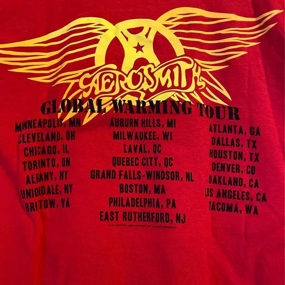 Aerosmith 2012 tour tee - image 5