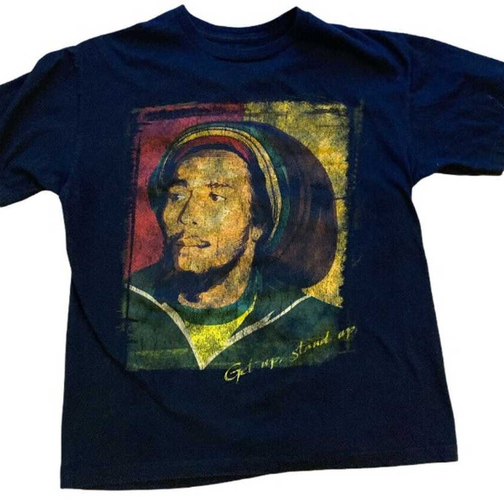 Bob Marley Mens Size M Graphic T-Shirt - image 1