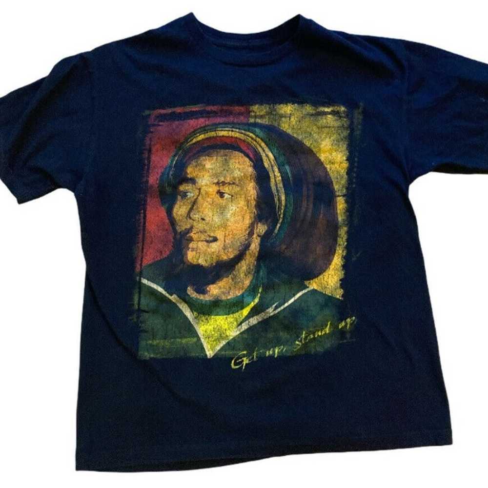 Bob Marley Mens Size M Graphic T-Shirt - image 2