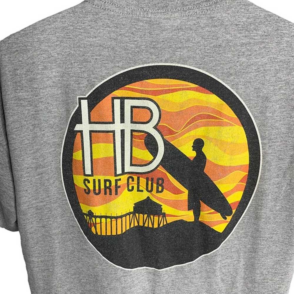 Jacks Surfboards Crewneck T Shirt M Grey Short Sl… - image 2