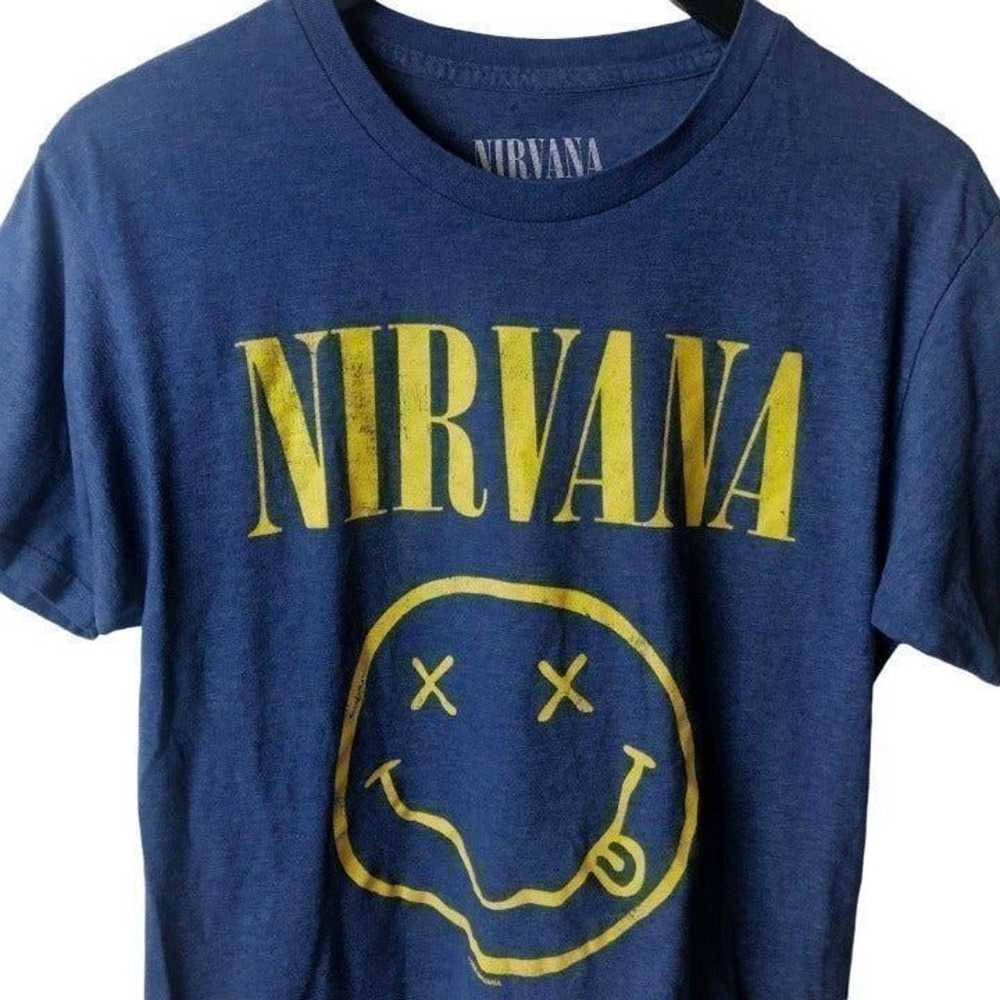 Nirvana T Shirt Graphic Tee Band Concert Music To… - image 2