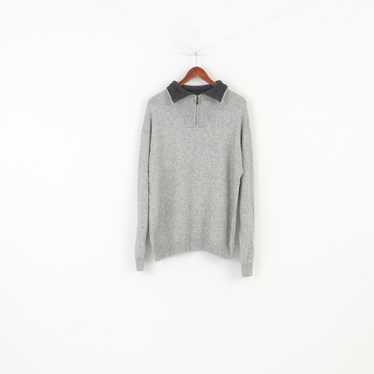 Gant Gant Men XL Jumper Grey Cotton Wool Blend So… - image 1