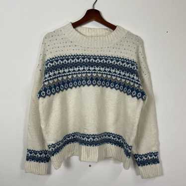 Art × Coloured Cable Knit Sweater × Homespun Knit… - image 1