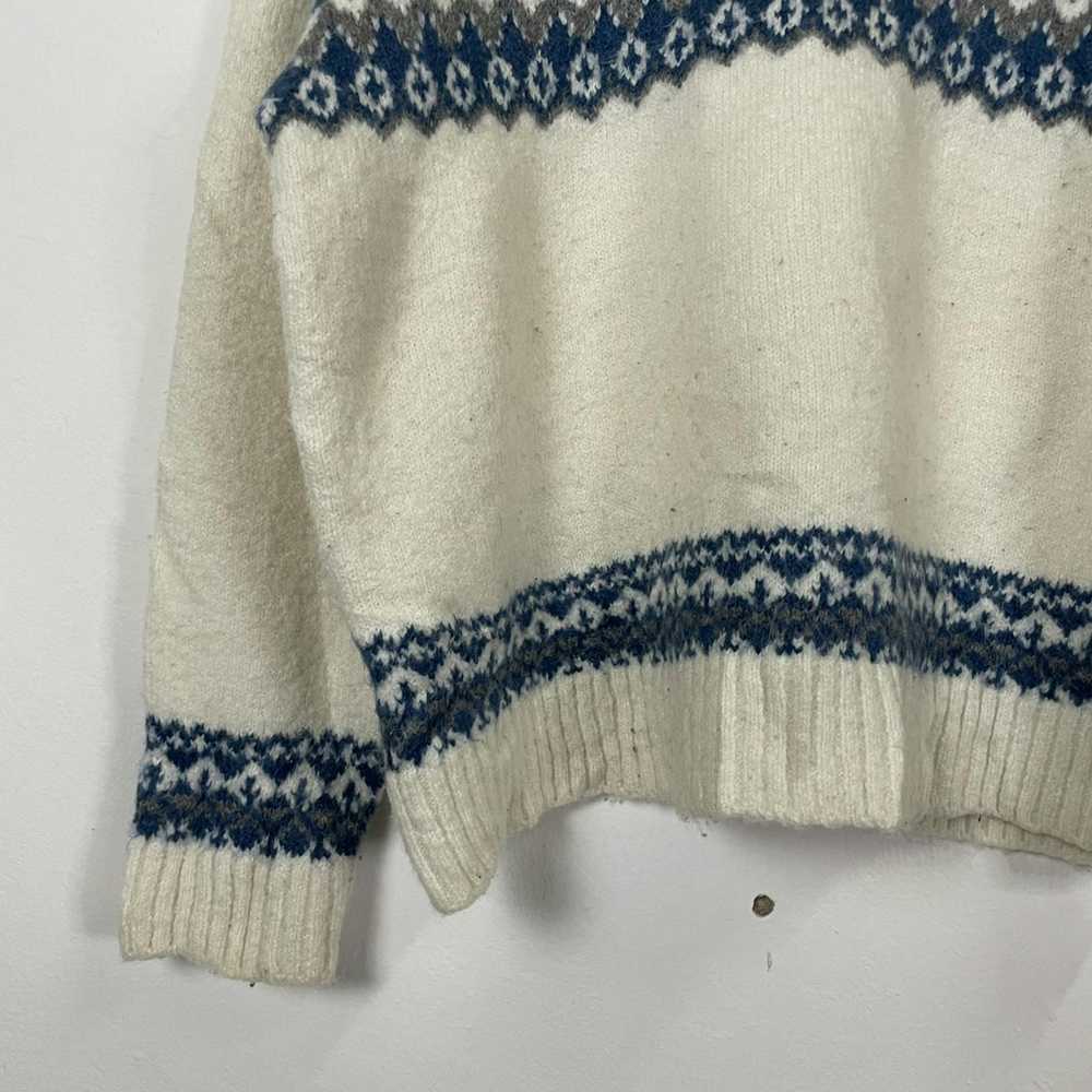 Art × Coloured Cable Knit Sweater × Homespun Knit… - image 2