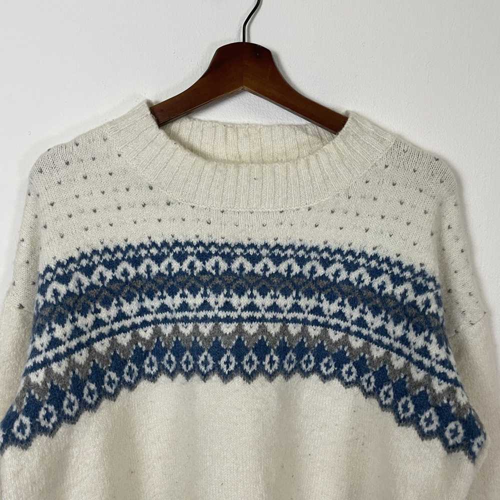Art × Coloured Cable Knit Sweater × Homespun Knit… - image 3