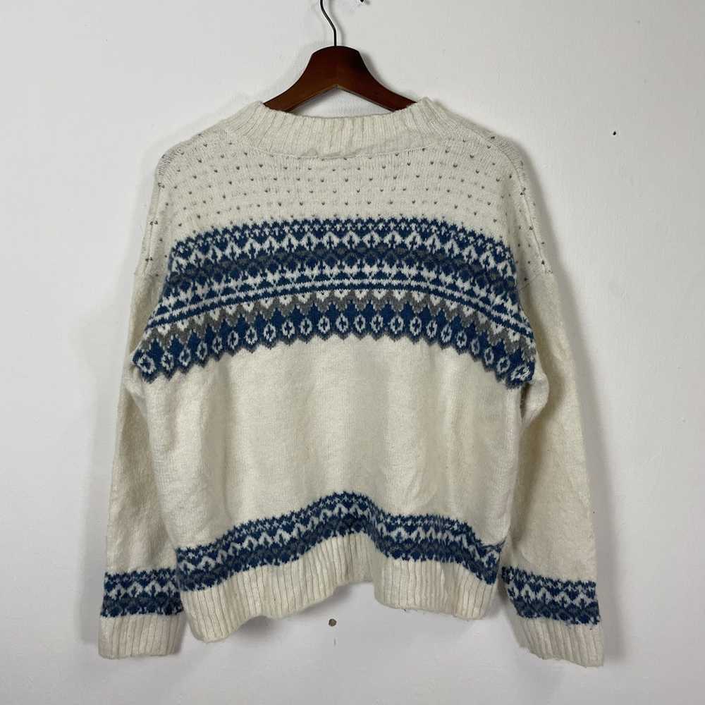 Art × Coloured Cable Knit Sweater × Homespun Knit… - image 6