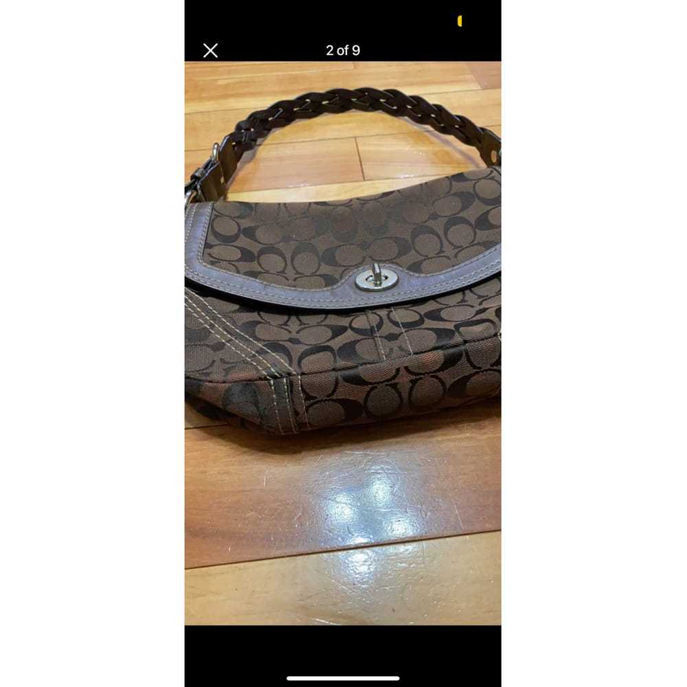 Coach Signature Sufflette cloth handbag - image 9