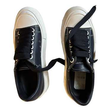 Alexander McQueen Deck Plimsoll leather trainers - image 1