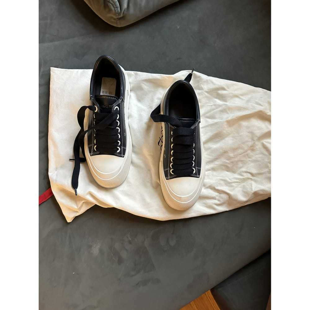 Alexander McQueen Deck Plimsoll leather trainers - image 4