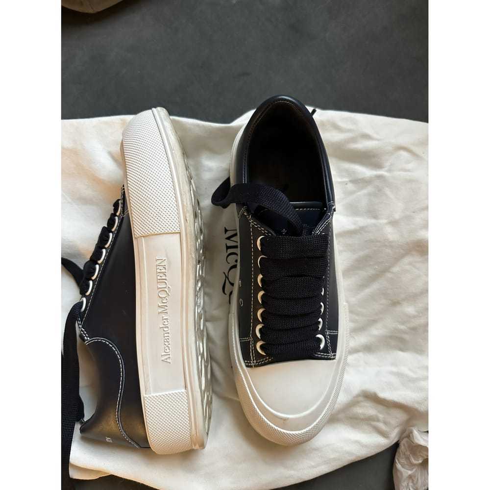 Alexander McQueen Deck Plimsoll leather trainers - image 5