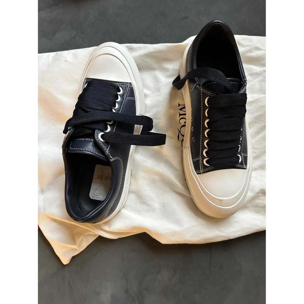 Alexander McQueen Deck Plimsoll leather trainers - image 6