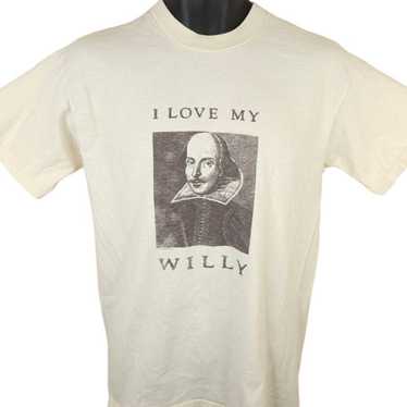 Vintage William Shakespeare T Shirt Mens Size Med… - image 1