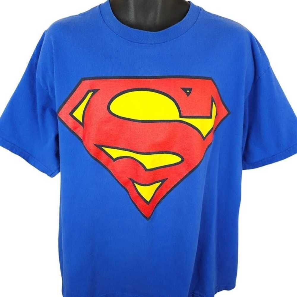 Vintage Superman T Shirt Mens Size XL Vintage Y2K… - image 1