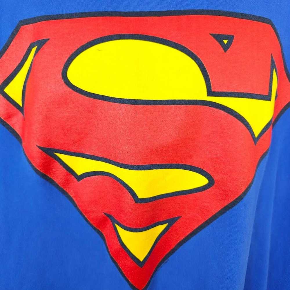 Vintage Superman T Shirt Mens Size XL Vintage Y2K… - image 2