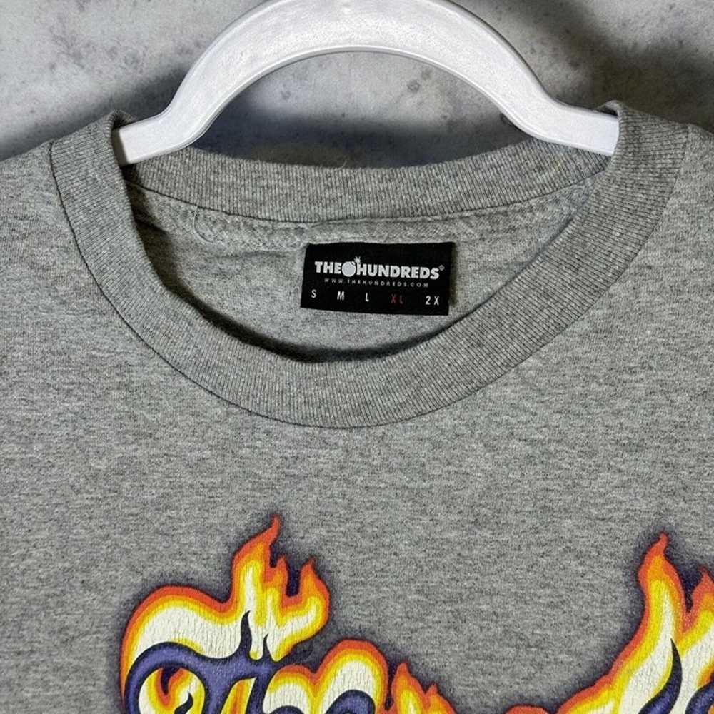 The Hundreds T Shirt Mens XL Gray Short Sleeve Fl… - image 4