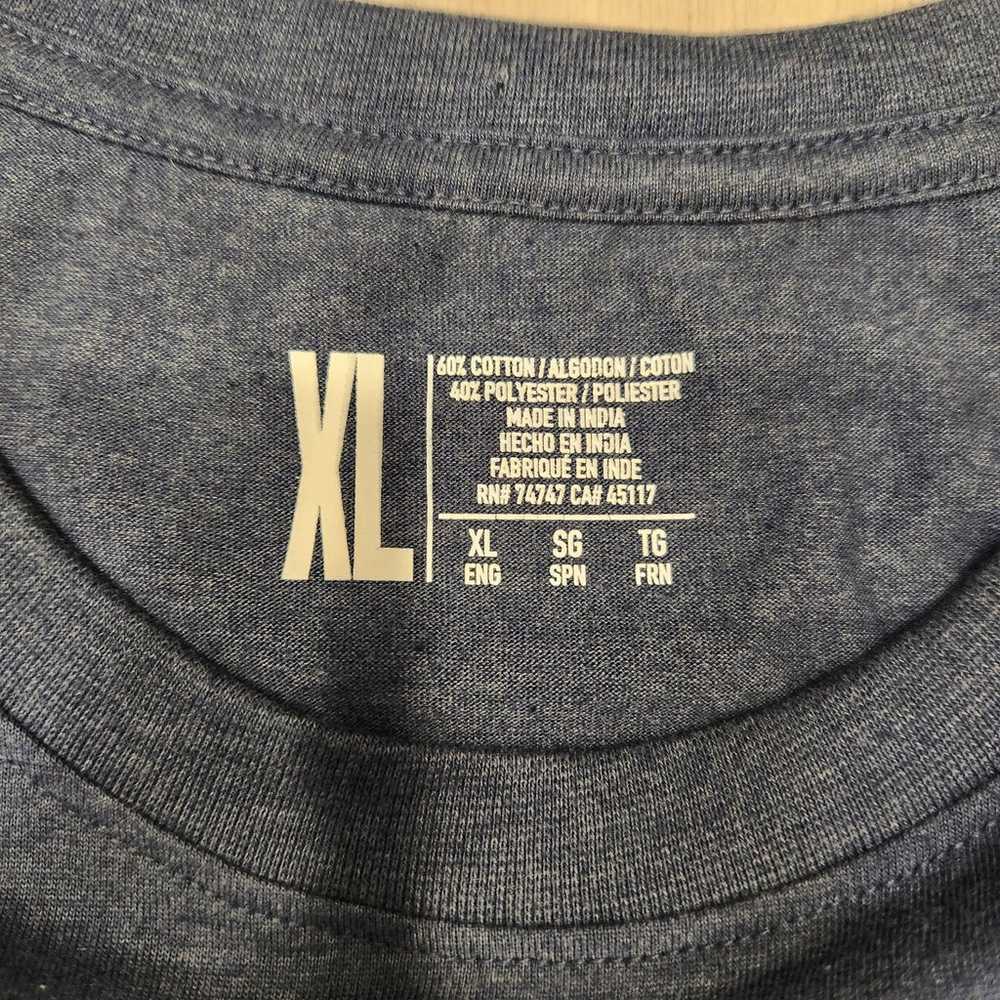 Cabelas tshirt XL men's blue graphic print USA am… - image 3